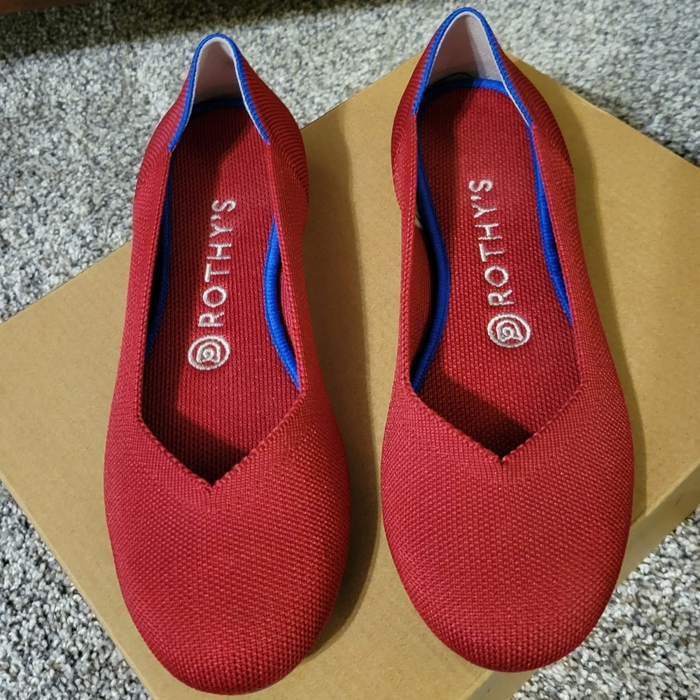 Scooter Red Ballet Flats